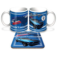 Ford Mustang Coffee Mug and Coaster Set