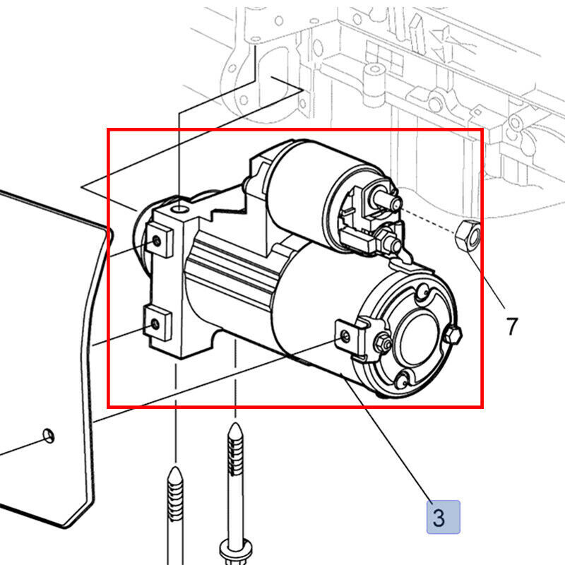 Genuine Holden Starter Motor VE Commodore 19418859