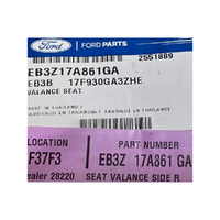 FOEB3Z17A861GA-Genuine Ford Drivers Outer Lower Seat Panel Ebony Ranger Everest EB3Z17A861GA-1