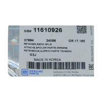 GM11610926-Genuine Holden Retainer 11610926-1
