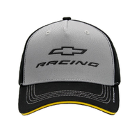 GMCHEV006ST03Y25-GM Chevrolet Racing Cap Black-Grey-1