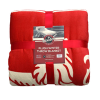 HOLD041ST06Y26-Holden Lion Icon Plush Throw Rug-1