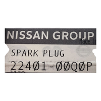 NI22401-00Q0P-Genuine Nissan Spark Plug Juke Qashqai 22401-00Q0P-1