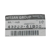 NI43222-41B00-Genuine Nissan Bolt-Hub 43222-41B00-1