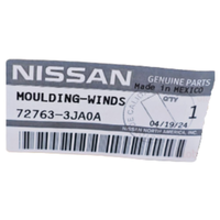 NI72763-3JA0A-Genuine Nissan Left Front Windscreen Mould Multiple Models 72763-3JA0A-1