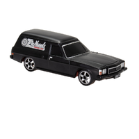 OZ64RBC1-HJ-1:64 HJ Panelvan Black Red Bellies Carded Series 1-1