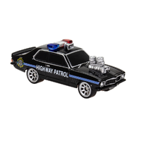 OZ64RBC1-LJB-1:64 1972 LJ Torana Black Highway Patrol-1