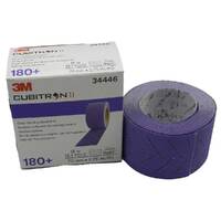 TM3M34446-3M 34446 Cubitron II Hookit Clean Sanding Speed File Rolls 737U P180+ 70mm x 12m-1