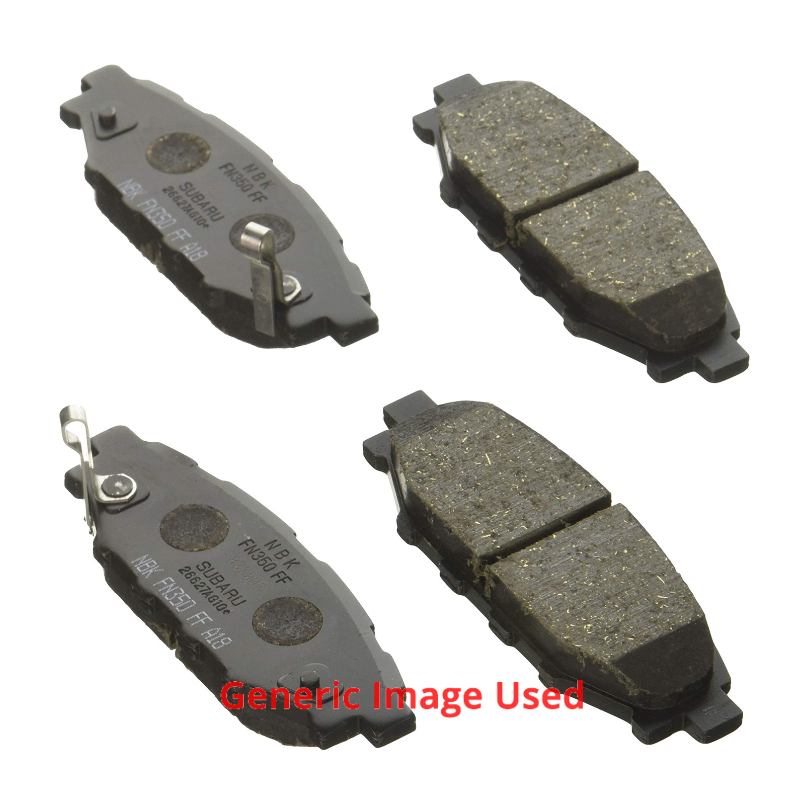 Genuine Subaru Rear Brake Pad Kit 2 Pot Brembos 26696FG000