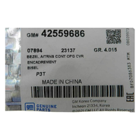 GM42559686-Genuine Holden Bezel Auto Transmission Control 42559686-2