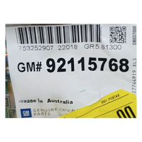 GM92115768-Genuine Holden Black Wheel Nut Cap 92115768-2