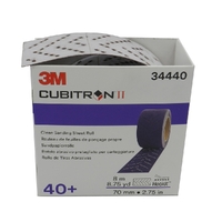 TM3M34440-3M 34440 Cubitron II Hookit Clean Sanding Sheet File Rolls 737U P40 70mm x 12m-2
