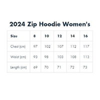 NGRBA24HW05-RBAR Ladies Zip Hoodie 16-4