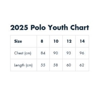 NGRBA25PY05-RBAR Team Polo Kids 10-4