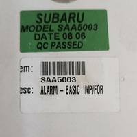 SUSAA5003-Genuine Subaru Alarm Kit Without Immobiliser SAA5003-4
