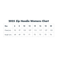 NGRBA25HW01-RBAR Zip Hoodie Ladies 8-5