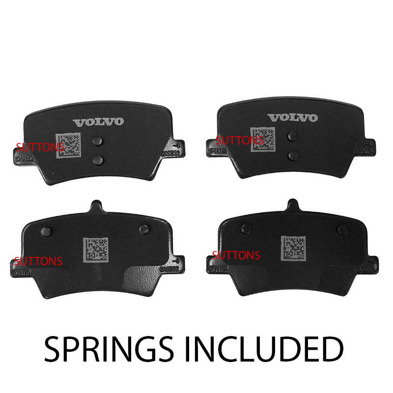 For VOLVO XC90 2002-2014 Rear Caliper Brake Pad Retaining Springs (ATE Type) By Bigg Red