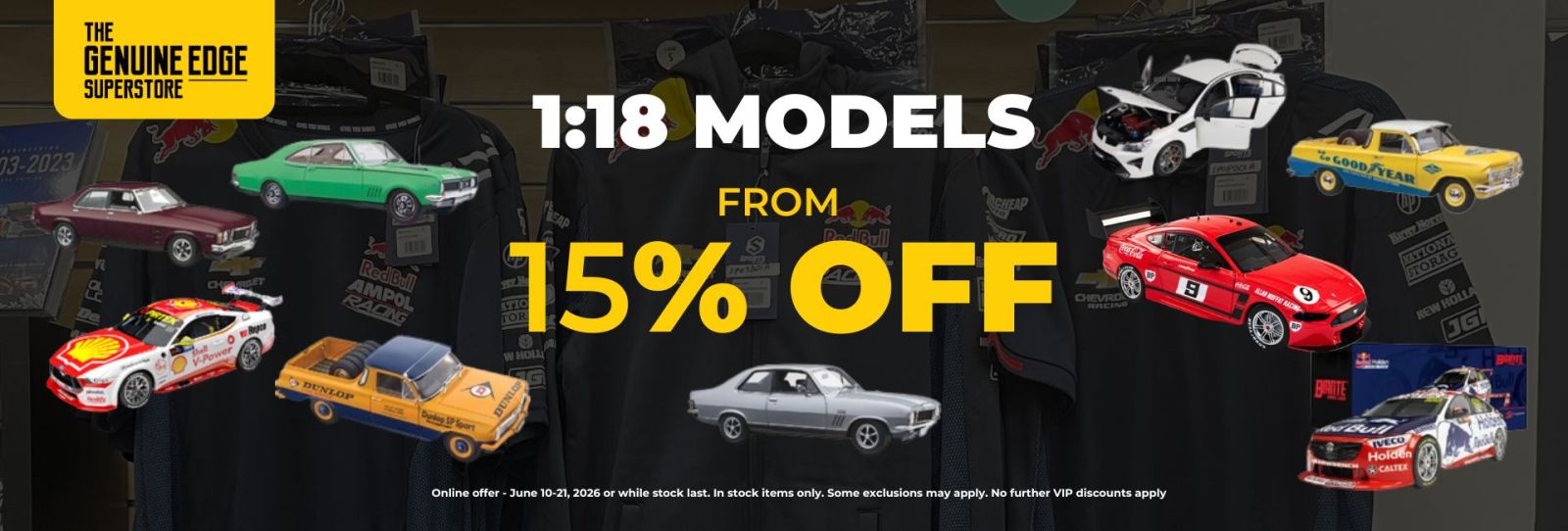 GENUINE EDGE STOCKTAKE SALE 1:18 scale