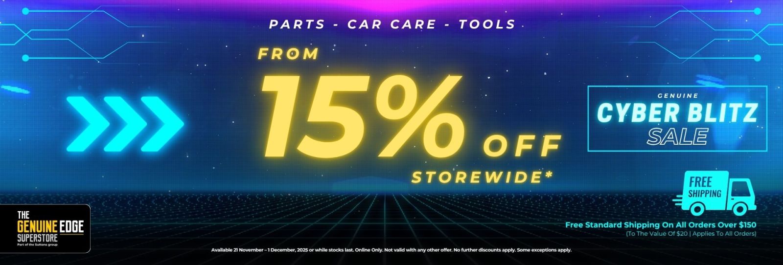 CYBER SALE FROM 15% OFF