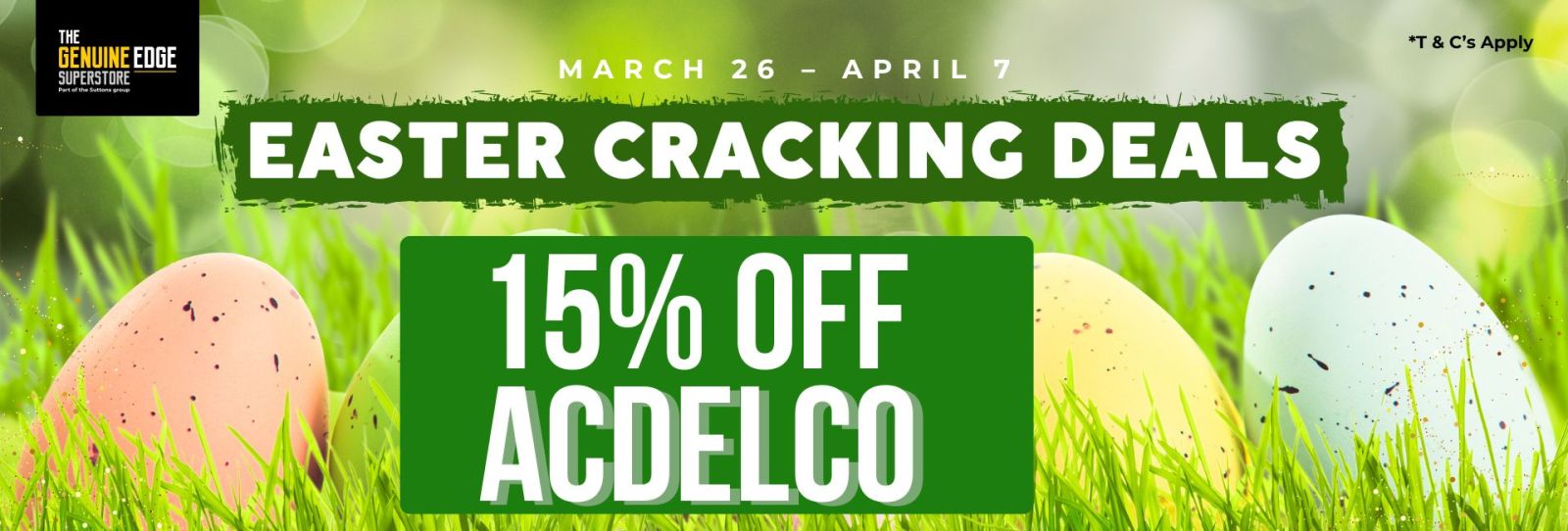 ACDELCO EASTER SALE