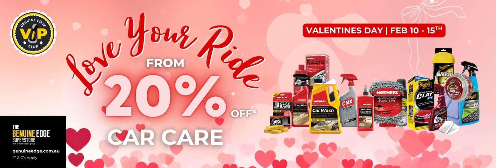 VALENTINES DAY LOVE YOUR RIDE SALE