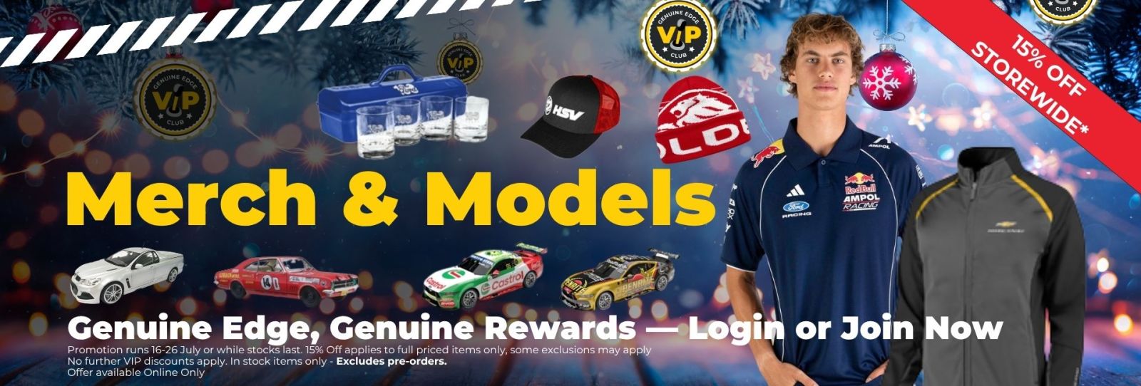 XMAS IN JULY VIP SALE 15% OFF MERCH MODELS