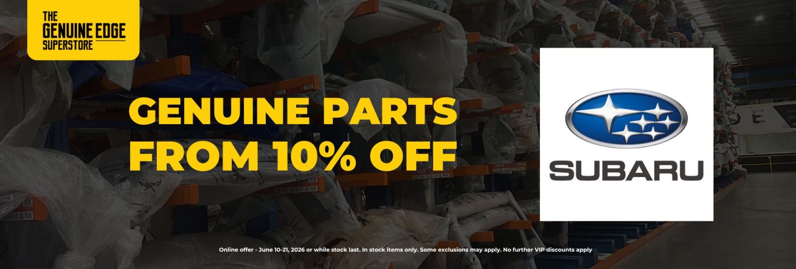 Stocktake Sale SUBARU