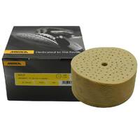 Mirka 100 Gold 150mm/6in. Grip Disc 121 Holes P500 100 Pack