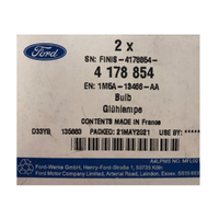 Genuine Ford Bulb 1M5A13466AA