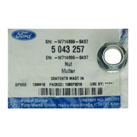 Genuine Ford Nut M6x1mm - Torque Converter Everest Ranger 2015-2021 W714689S437