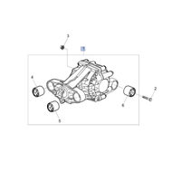Genuine Holden Diff Open Centre VE Commodore 92283115