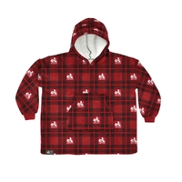 Holden Classic Red Plaid Wearable Blanket