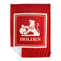 Holden Lion Icon Plush Throw Rug