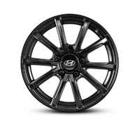 HYG3A03APH16-Genuine Hyundai 16in. Gunpo Satin Black Alloy Wheel G3A03APH16