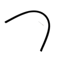 Genuine Mitsubishi Right Hand Wiper Blade Rubber Triton 2015- 8250A781