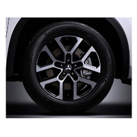 Genuine Mitsubishi 18inch Alloy Wheel Set Black Diamond Cut Outlander AU901656