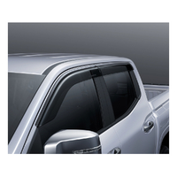 Genuine Mitsubishi Weathershields Set of 4 Triton Double Cab MZ331596