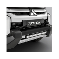 Geniune Mitsubishi Nudge Bar - Stainless Steel Black MR Triton MZ350642