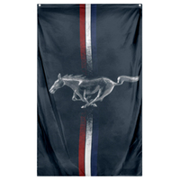 Ford 150x90cm Mustang Cape / Flag - Navy