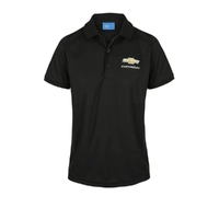 Chevrolet Ladies Polo Shirts Performance Black 16