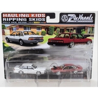 1:64 VL Commodore -Hauling Kids & Ripping Skids OZ Wheels FSD