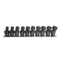 SP Tools Impact Socket Rail Set 3/8" Drive 6pt Metric Swivel 10pc SP20256