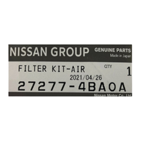 Genuine Nissan Cabin Filter X-trail 27277-4BA0A