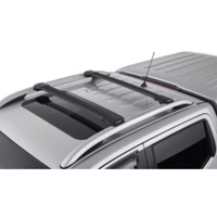Genuine Nissan Roof Cross Bars Dual Cab - Black Whispbar Navara G3157-4KE0HAU