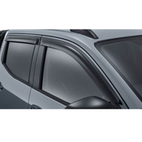 Genuine Nissan Slimline Weathershields - Smoked D23 Navara H0800-6KG0BAU