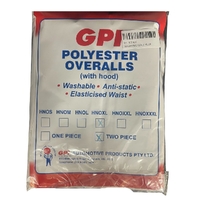 Washable Overall White XLarge 2 Piece