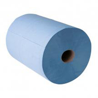4CR 3 Ply Clean Towel Blue 1000 Sheets 37 x 38cm
