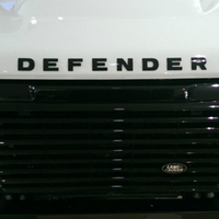 Genuine Land Rover Defender Front Badge N D E RBlack 28LR059130