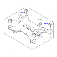 Genuine Range Rover Rear Crossmember LR086154