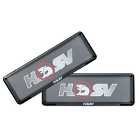 Genuine HSV Licence Plate Covers - Standard Size x2 SPZ330018